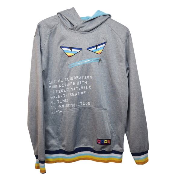 Demo Lition Gray Face Hoodie Size Medium - Picture 1 of 7